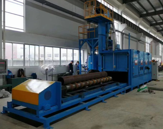 云浮喷砂机在管道除锈中的现场施工应用